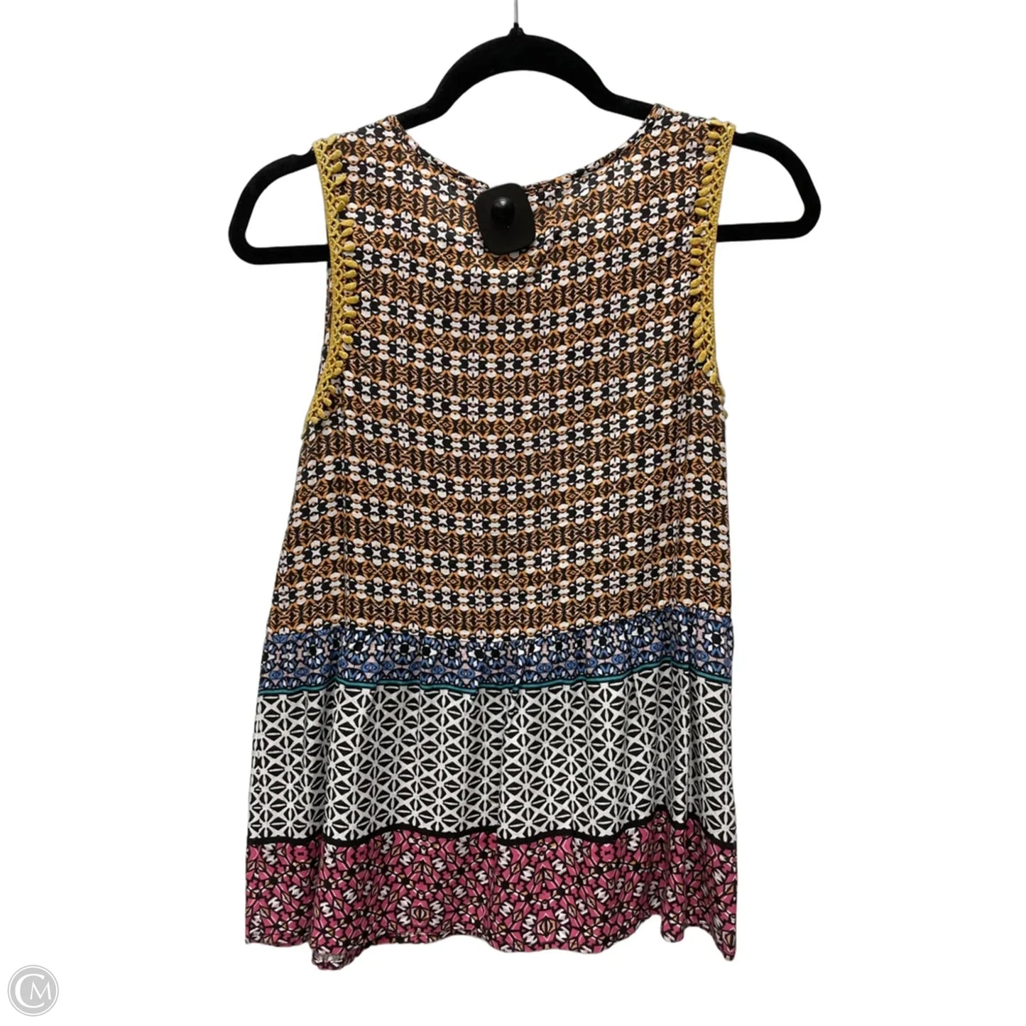 Top Sleeveless By Cma In Geometric Pattern, Size: Xs