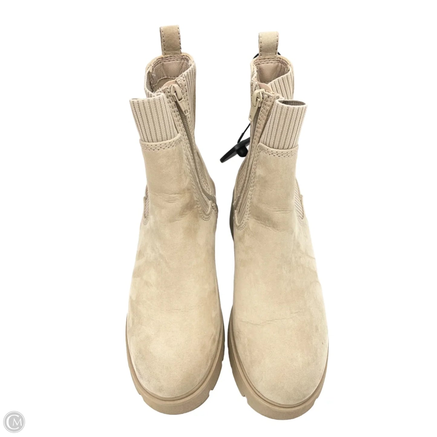 Boots Ankle Heels By No Boundaries In Beige, Size: 10