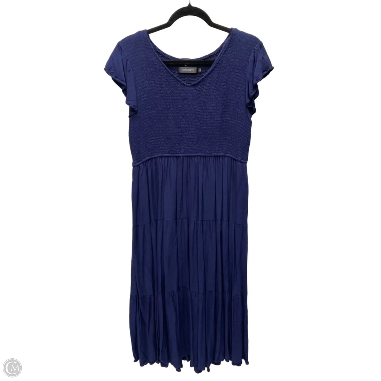 Dress Casual Midi By Merokeety In Navy, Size: Xl