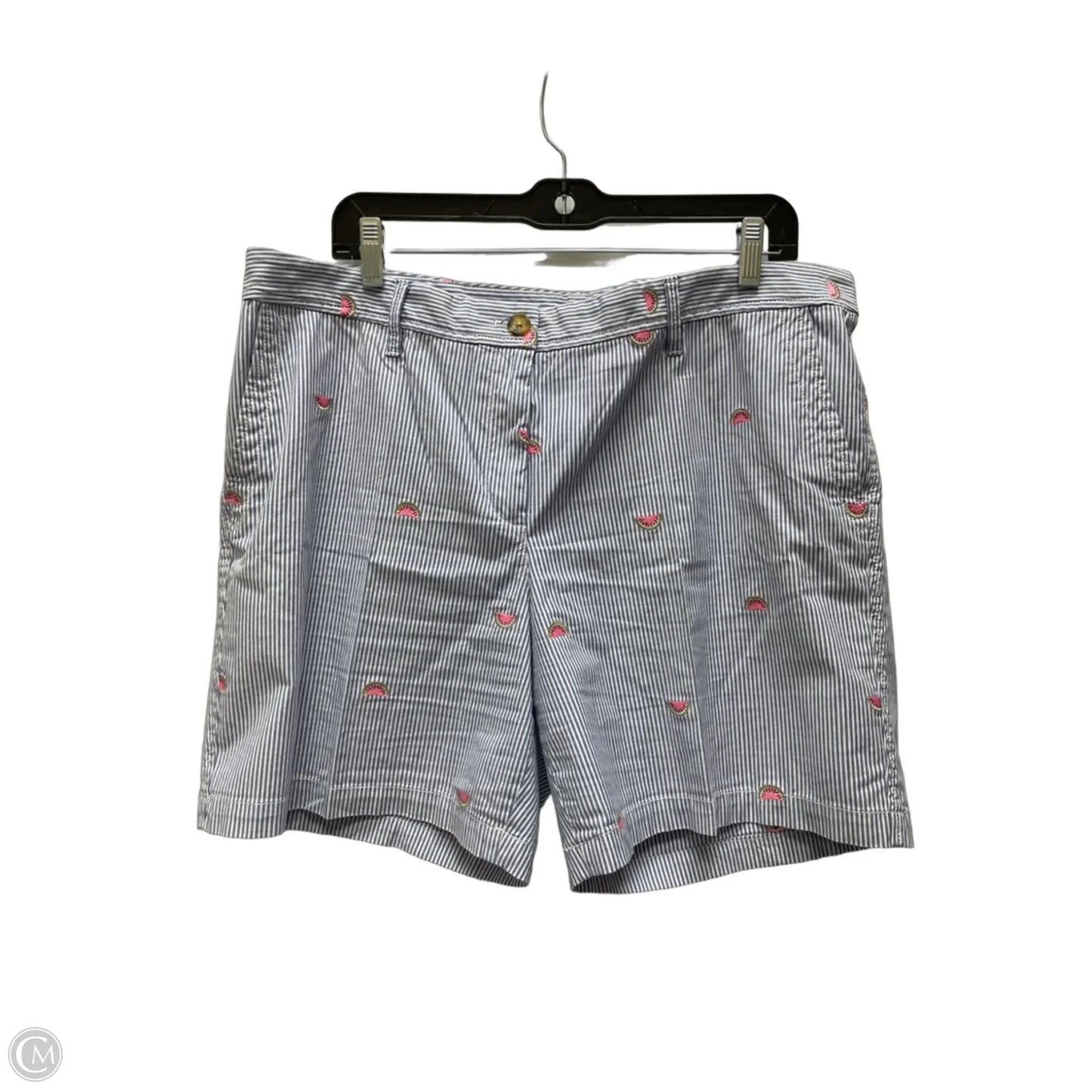 Shorts By Talbots In Striped Pattern, Size: 14
