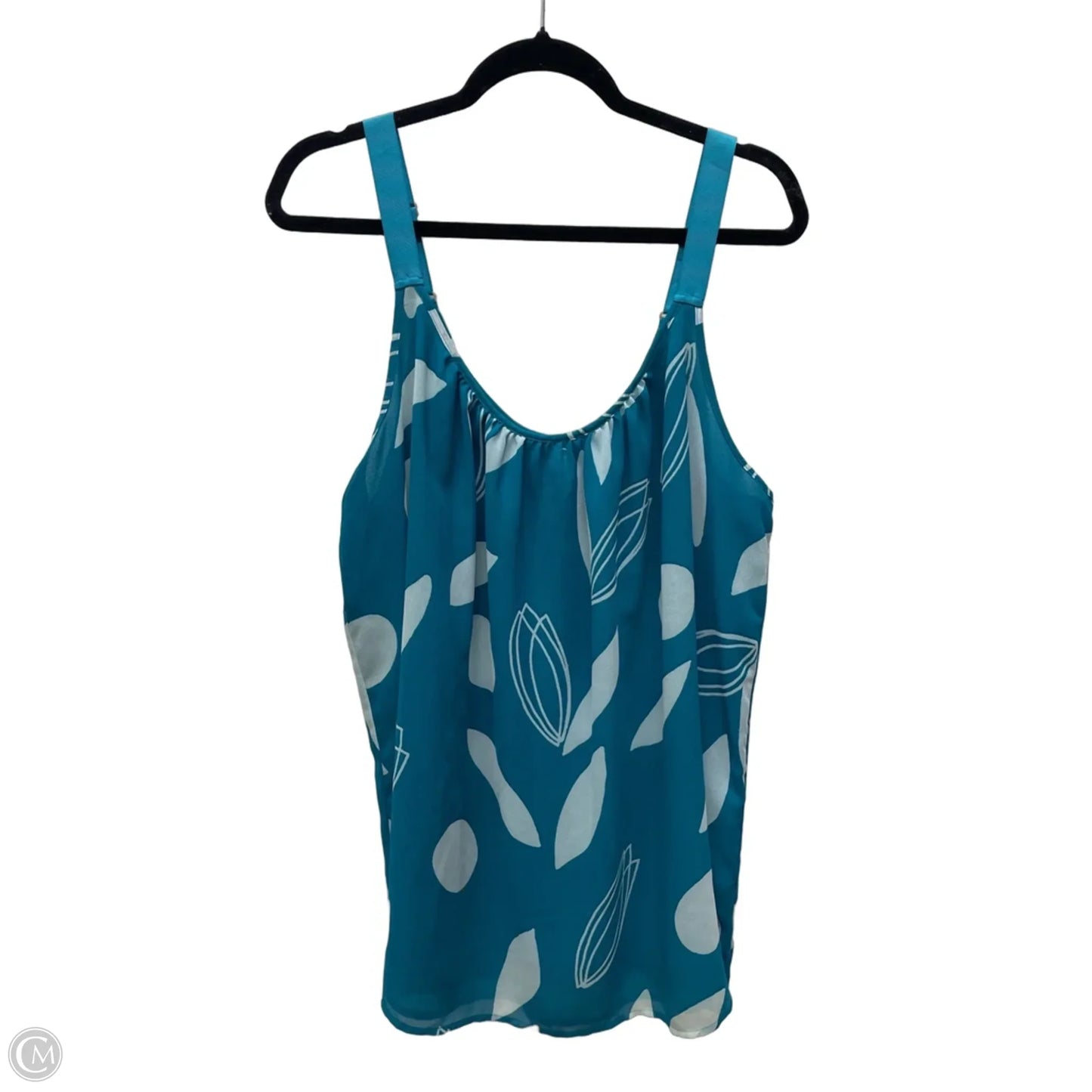 Top Sleeveless By Lane Bryant In Teal, Size: 3x