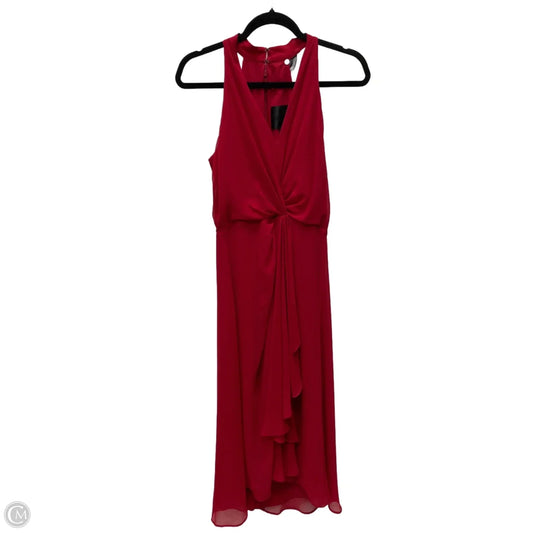Dress Casual Midi By White House Black Market In Red, Size: 2