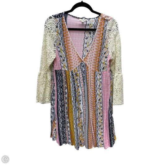 Dress Casual Short By Kori America In Floral Print, Size: S