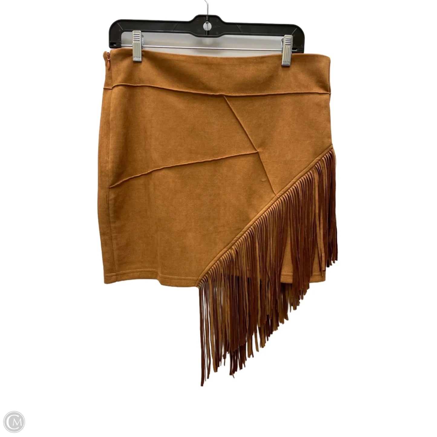 Skirt Mini & Short By Clothes Mentor In Brown, Size: L