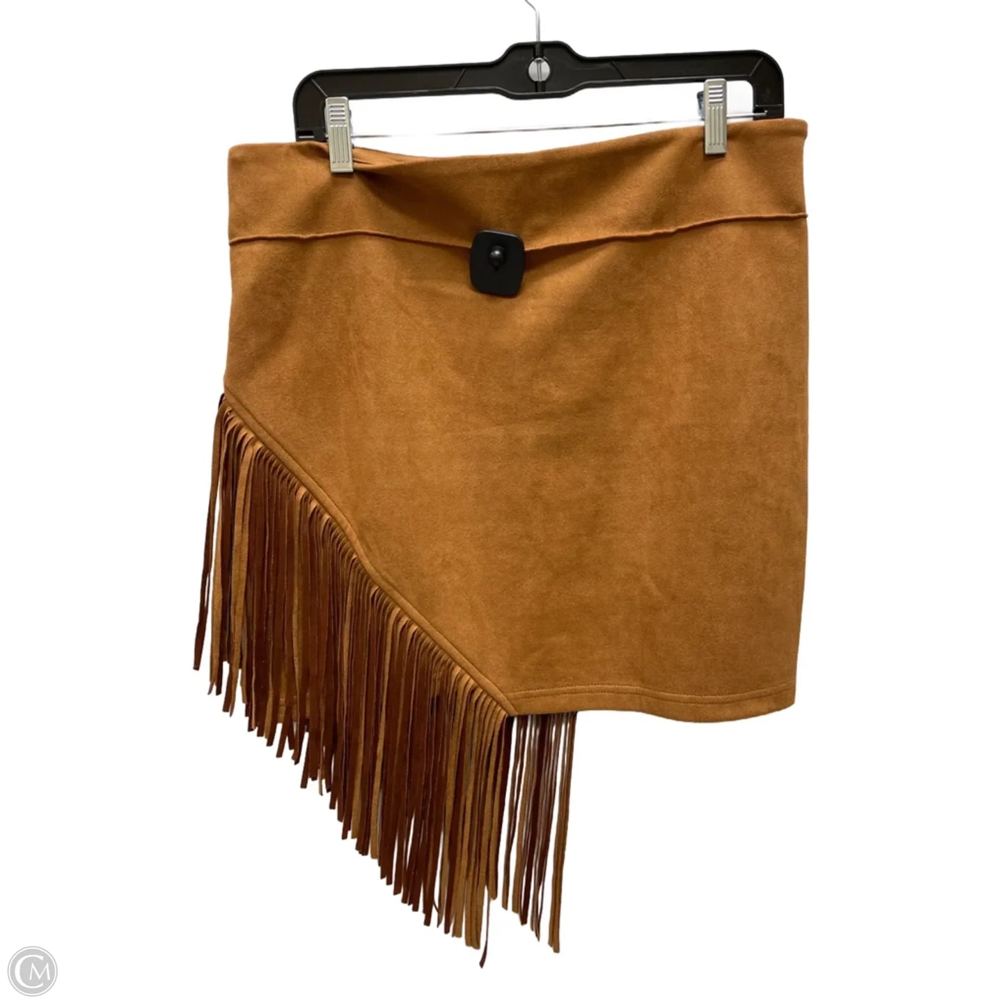 Skirt Mini & Short By Clothes Mentor In Brown, Size: L