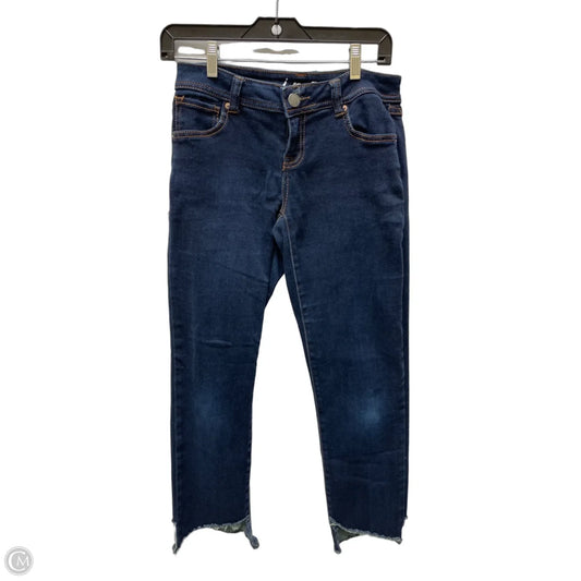 Jeans Cropped By Inc In Blue Denim, Size: 4