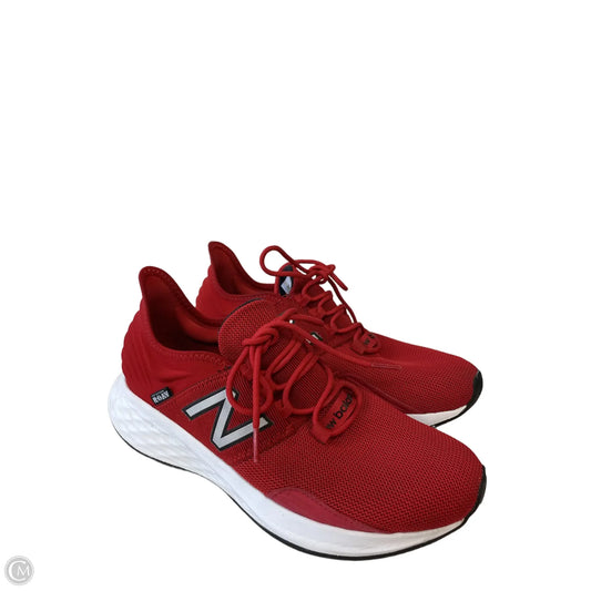 Shoes Athletic By New Balance In Red & White, Size: 10