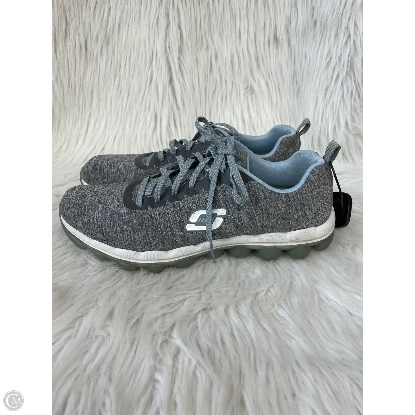 Shoes Athletic By Skechers In Blue & Grey, Size: 9.5