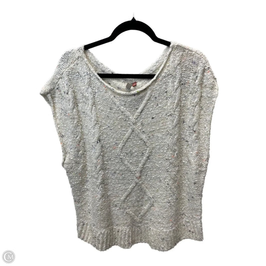 Sweater Short Sleeve By Pilcro In Cream, Size: M