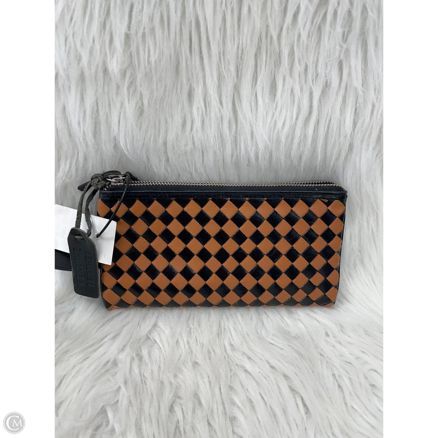 Wallet Leather By Cmc, Size: Medium