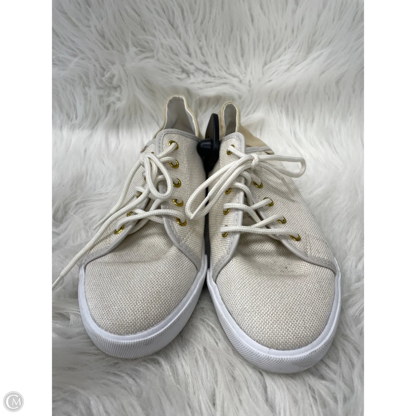 Shoes Sneakers By Tommy Hilfiger In Tan & White, Size: 8.5