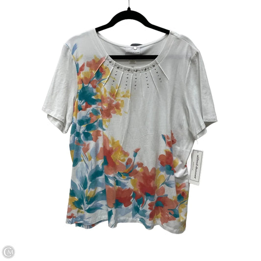 Top Short Sleeve By Alfred Dunner In Multi-colored, Size: Xl