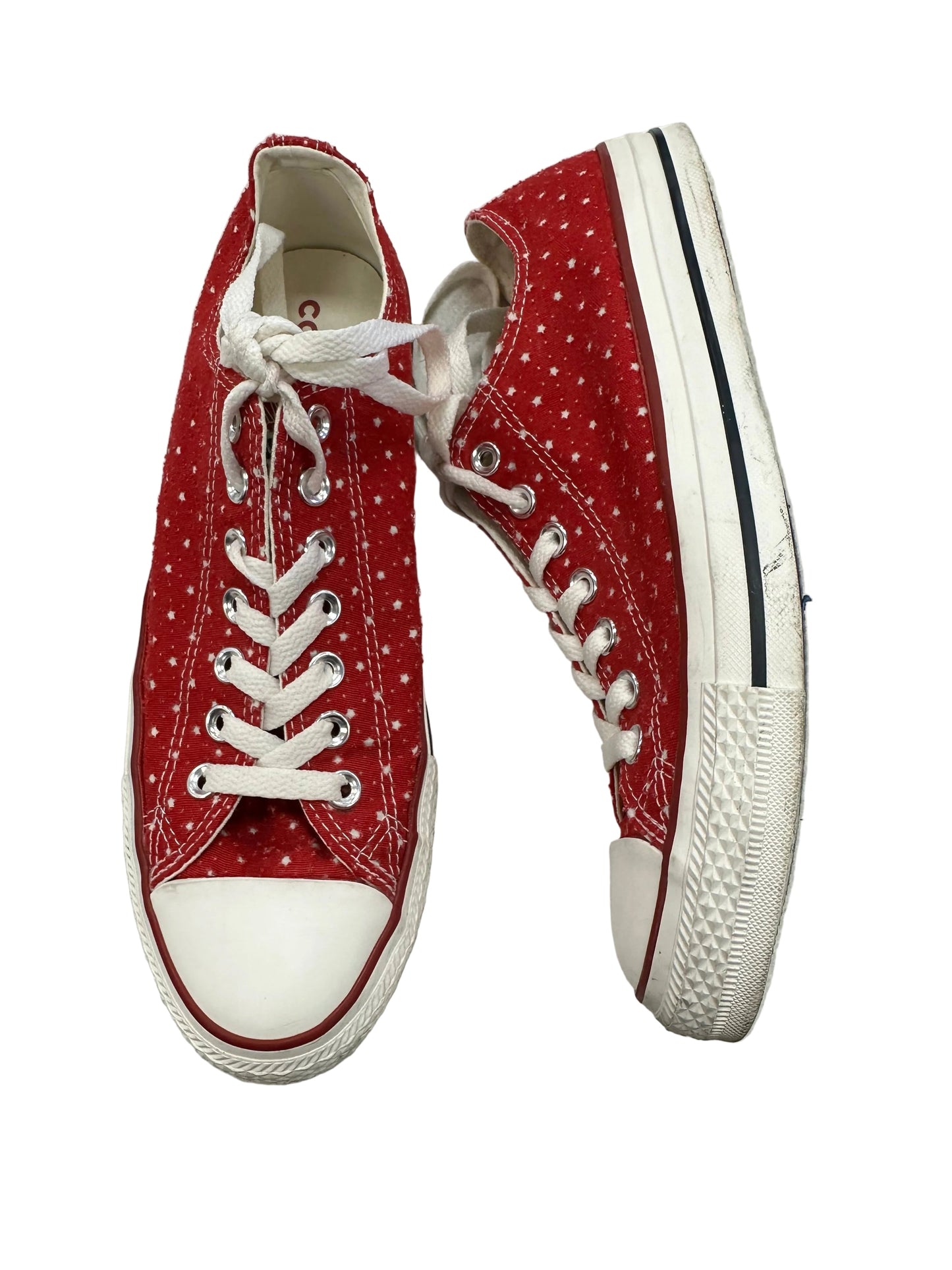 Shoes Sneakers By Converse In Red & White, Size:10.5