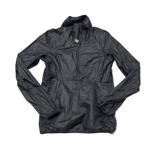 Athletic Jacket By Lululemon In Black, Size:6