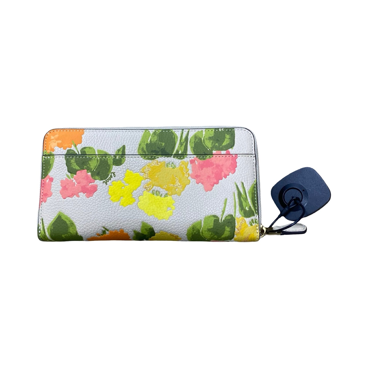 Wallet Designer By Coach In Floral Print, Size:Large