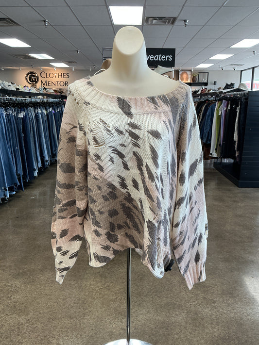 Sweater By Umgee In Animal Print, Size:S
