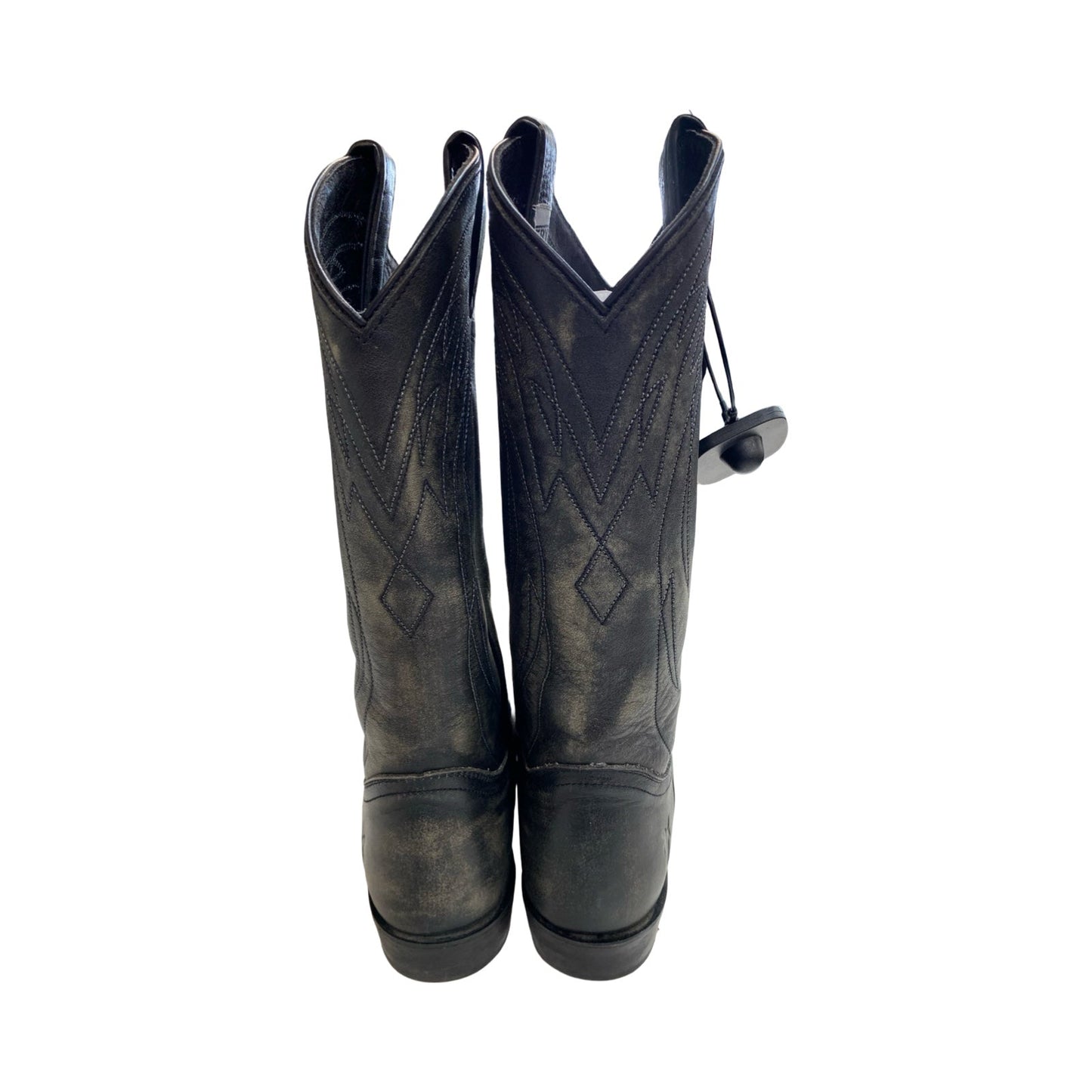 Boots Designer By Frye In Black, Size:6.5