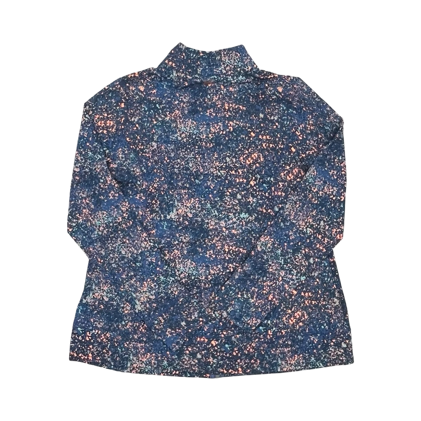 Athletic Jacket By Livi Active In Blue & Pink, Size:L