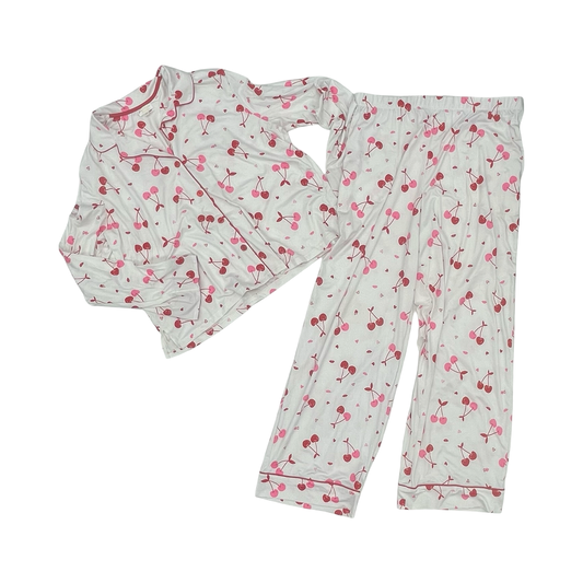 Pajamas 2Pc By Clothes Mentor In Pink & Red, Size:Xl