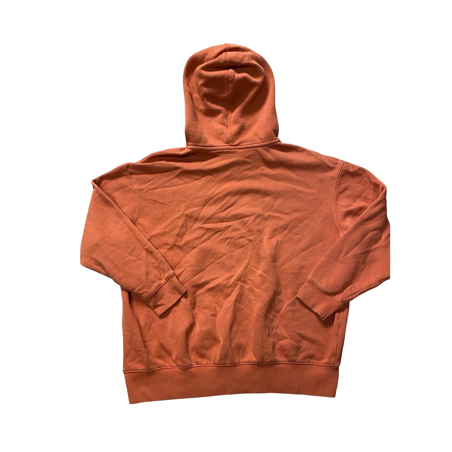 Sweatshirt Hoodie By Nike In Orange, Size:M