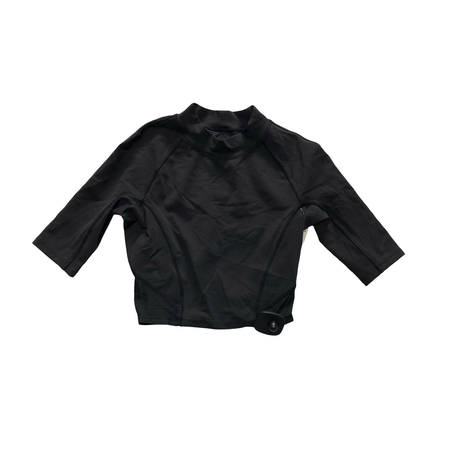 Athletic Top Ss By Lululemon In Black, Size: XS