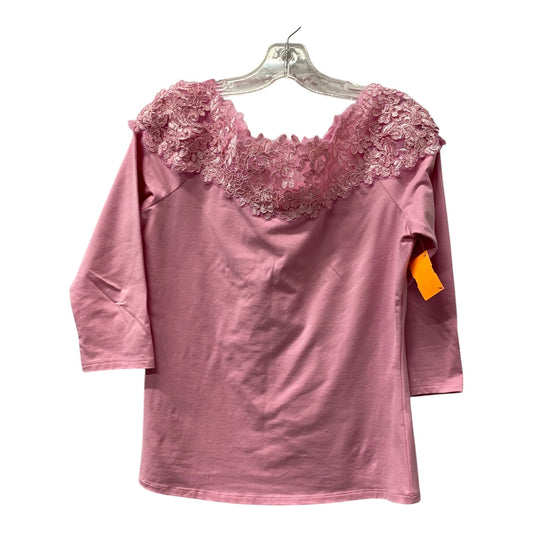 Top Ls By Boston Proper In Pink, Size:M