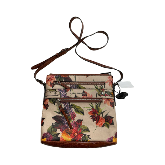 Handbag By Dana Buchman In Floral Print, Size:Medium