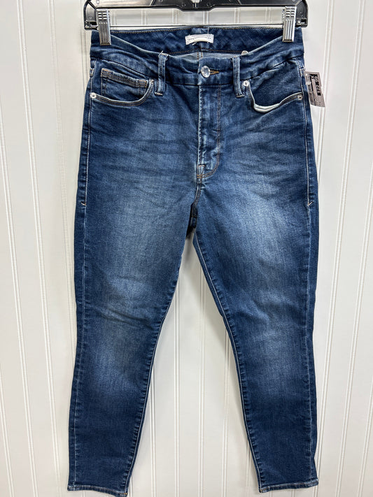 Jeans Skinny By Good American In Blue Denim, Size:4