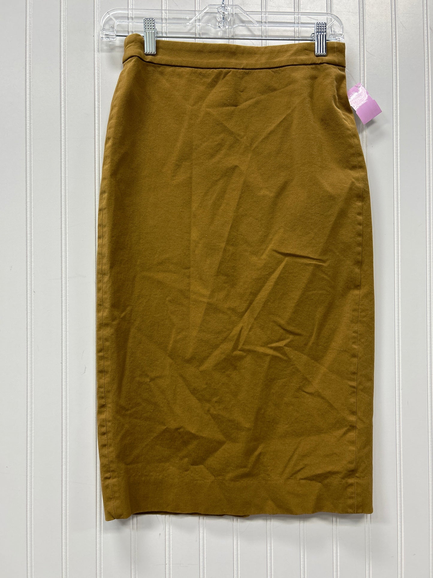 Skirt Midi By J. Crew In Tan, Size:0P