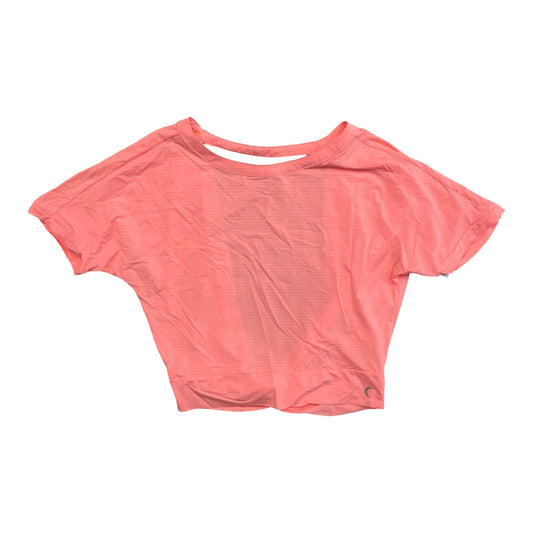 Athletic Top Ss By Zyia In Orange, Size:M