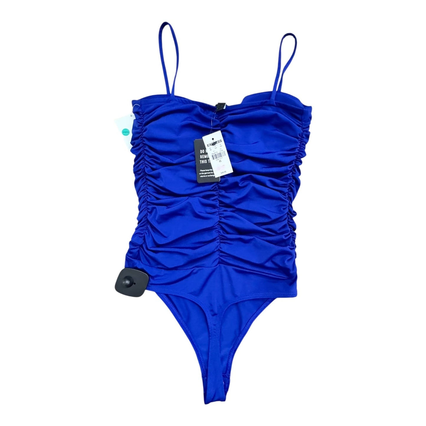 Bodysuit By Express In Blue, Size:Xs
