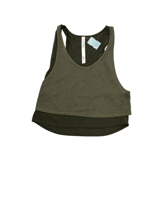 Athletic Tank Top By Lululemon In Green, Size:S