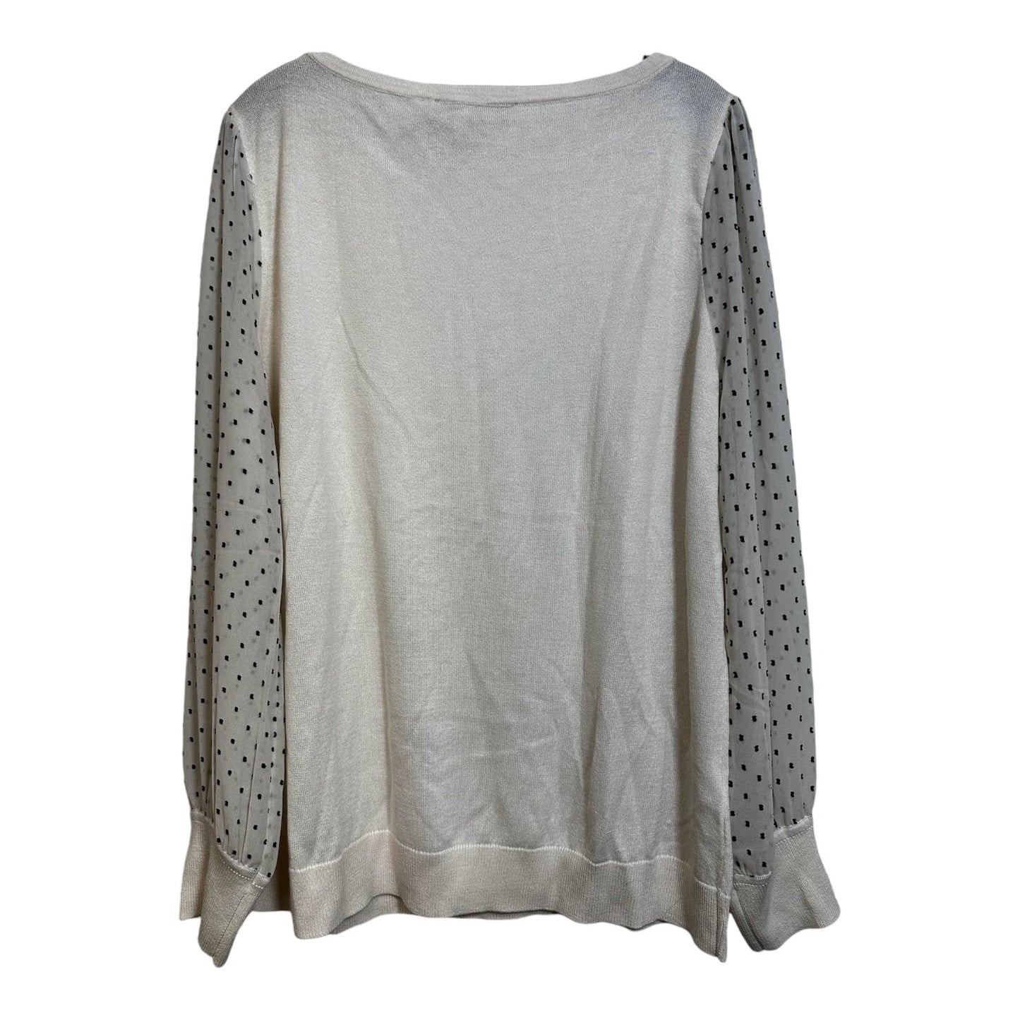 Sweater By Loft In White, Size: Xxl