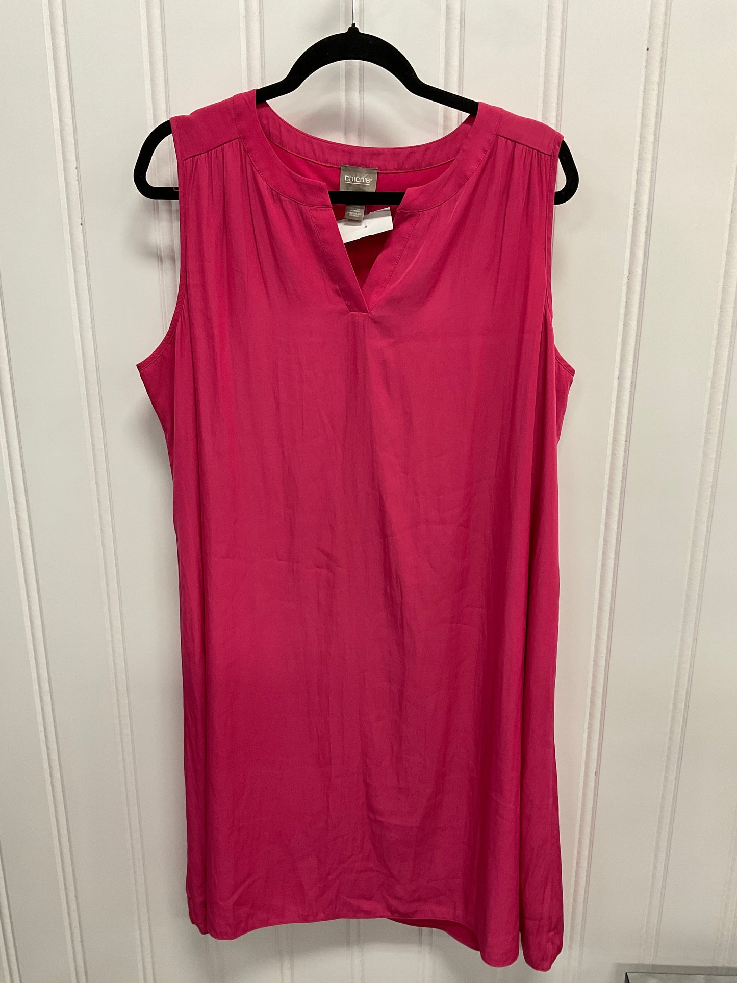 Dress Casual Midi By Chicos In Pink, Size:Xl