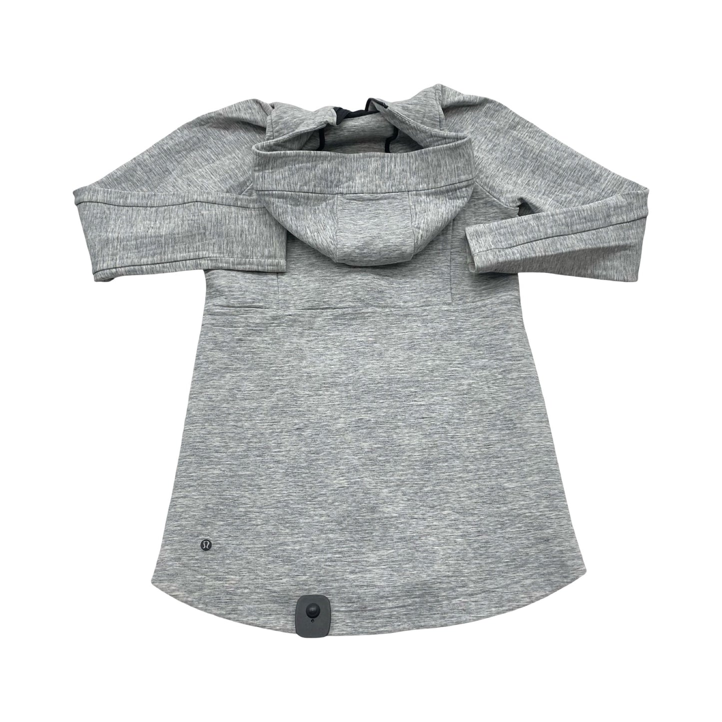 Athletic Jacket By Lululemon In Grey, Size:6