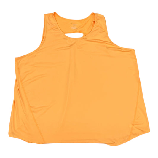 Athletic Tank Top By Tek Gear In Orange, Size:3X