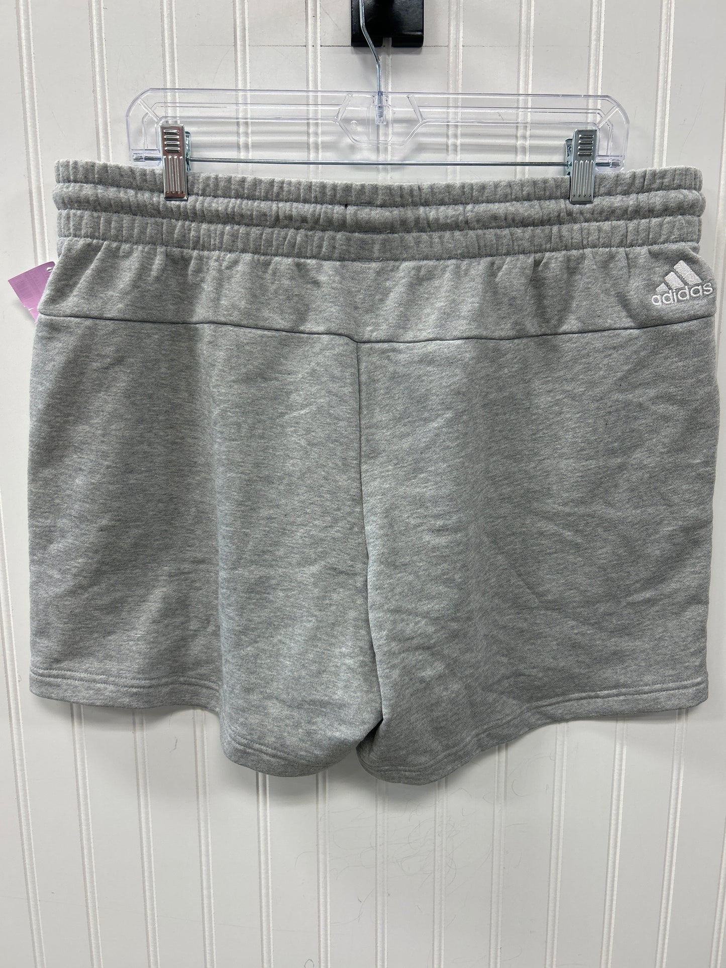 Athletic Shorts By Adidas In Grey, Size:1X