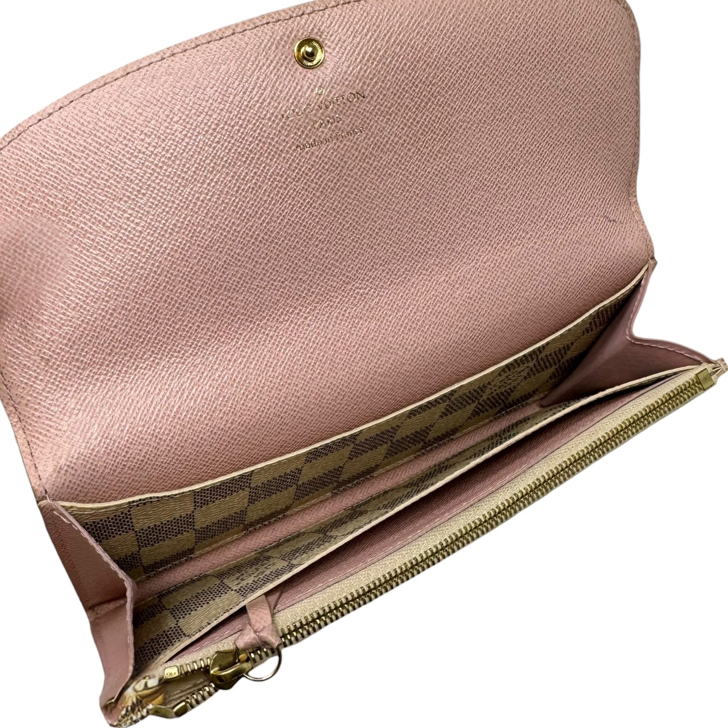 Emilie Damier Azur Wallet Luxury Designer By Louis Vuitton, Size: Medium