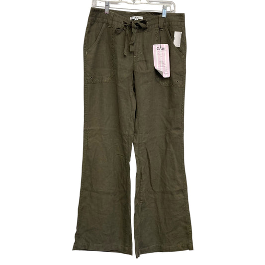 Pants Wide Leg By Cabi In Green, Size:8
