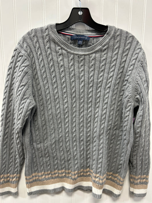 Sweater By Tommy Hilfiger In Grey, Size:Xl