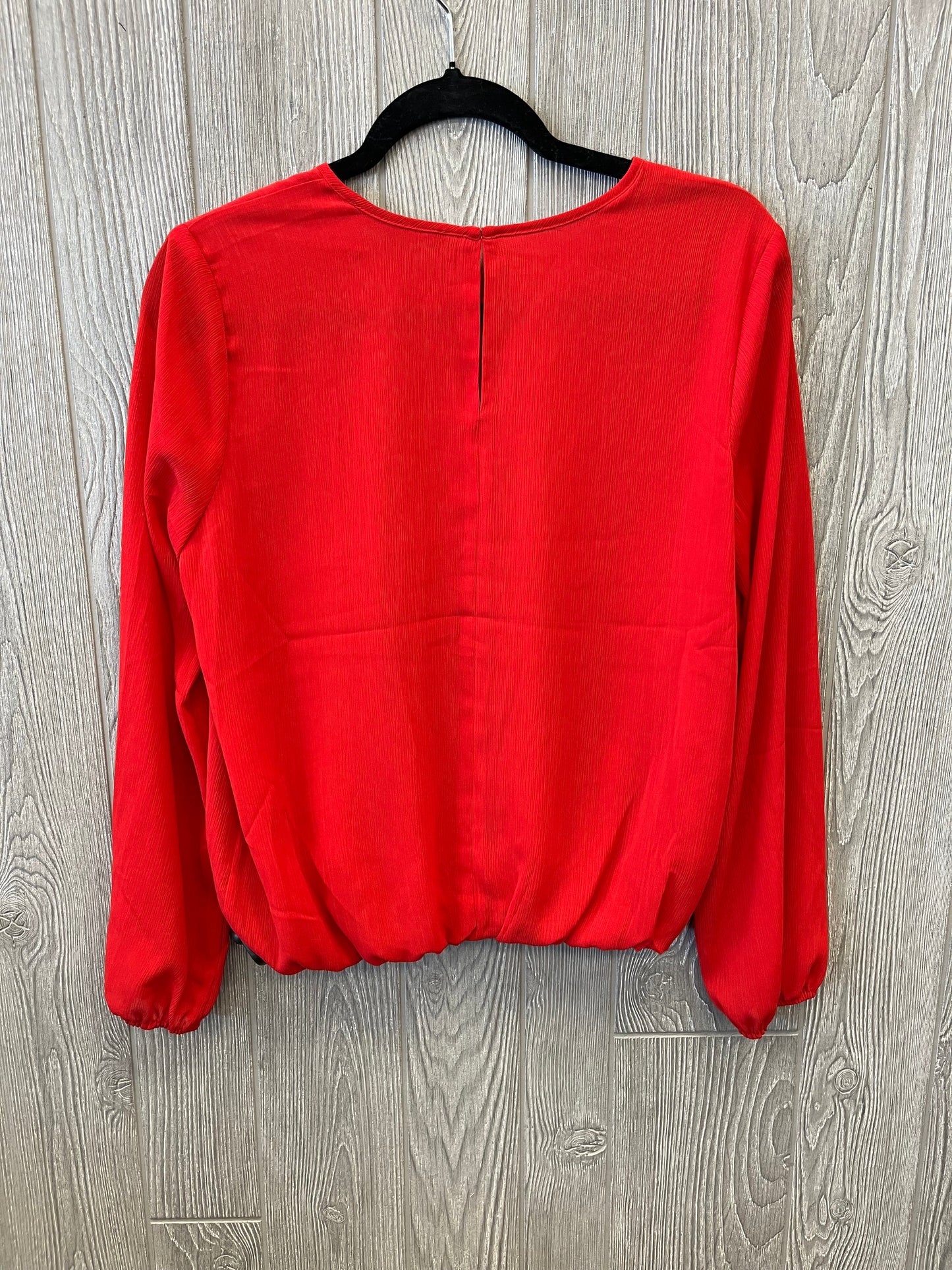 Top Long Sleeve By Tommy Hilfiger In Red, Size: Xs