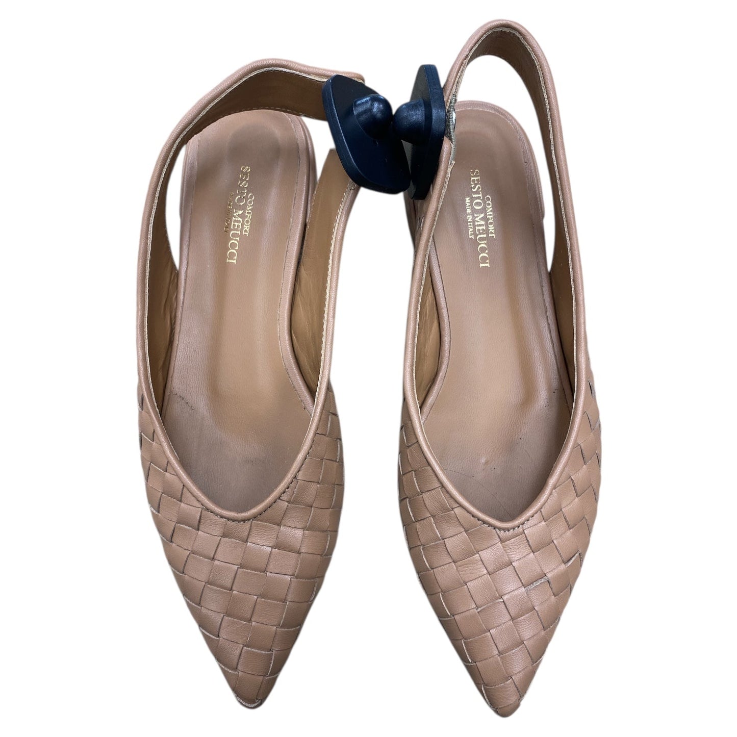 Shoes Flats By Sesto Meucci In Brown, Size:9