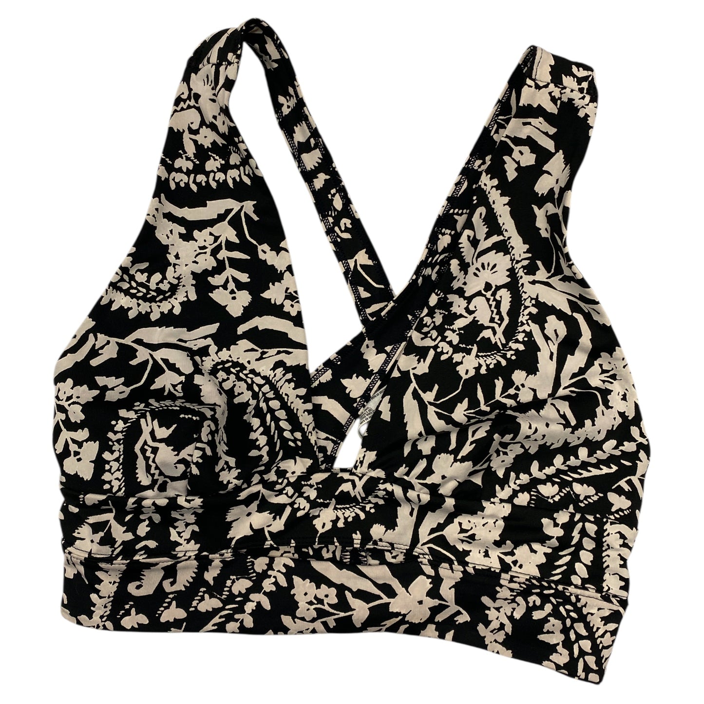 Athletic Bra By Free People In Floral Print, Size:S