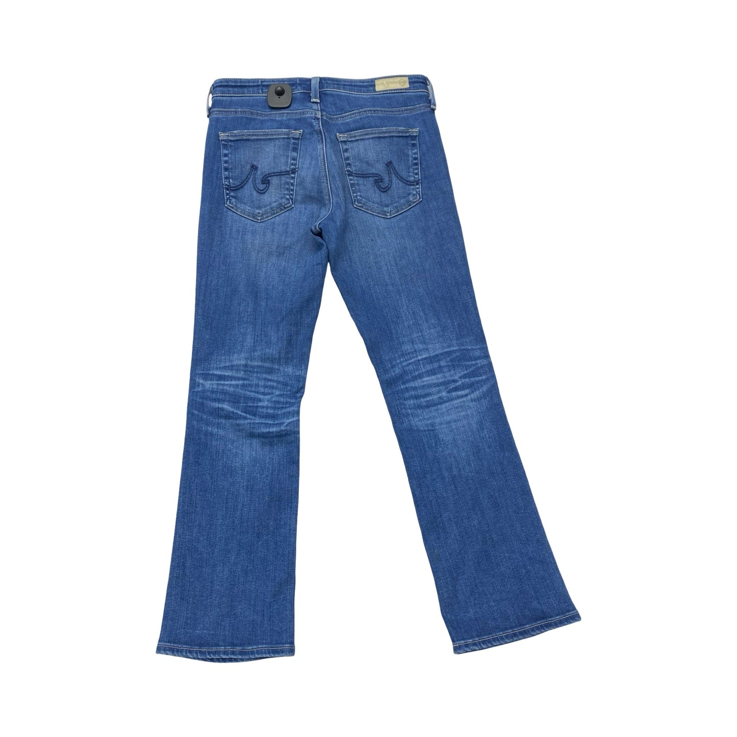 Jeans Cropped By Adriano Goldschmied In Blue Denim, Size:4