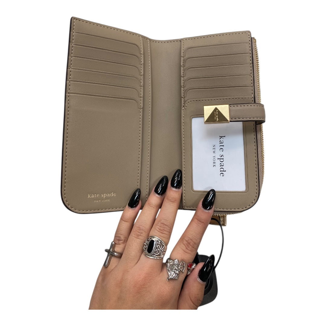 Wallet Designer By Kate Spade In Taupe, Size:Medium