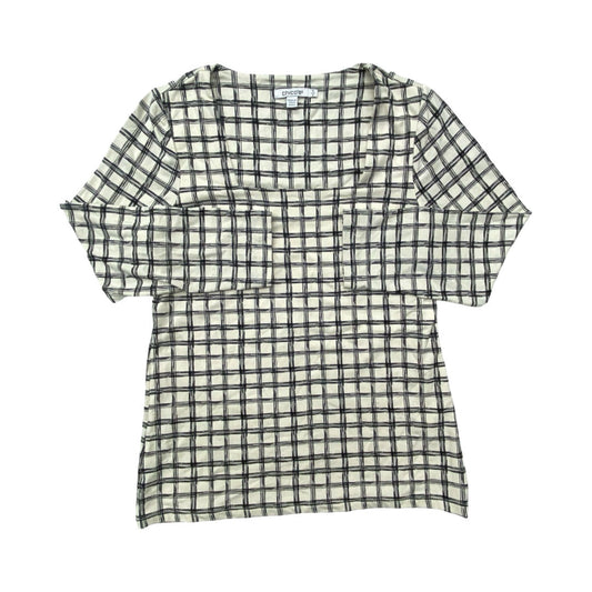 Top Ls By Chicos In Black & Cream, Size:S