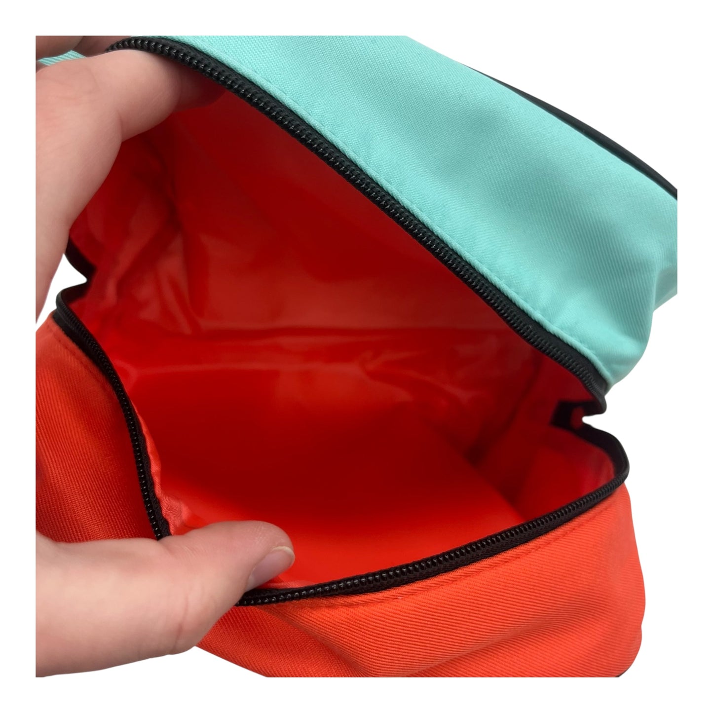 Makeup Bag By Clinique In Blue & Orange, Size:Medium