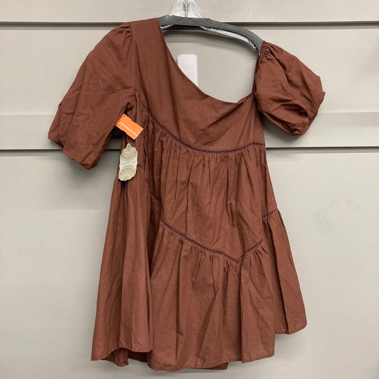 Dress Casual Short By Altard State In Brown, Size:M