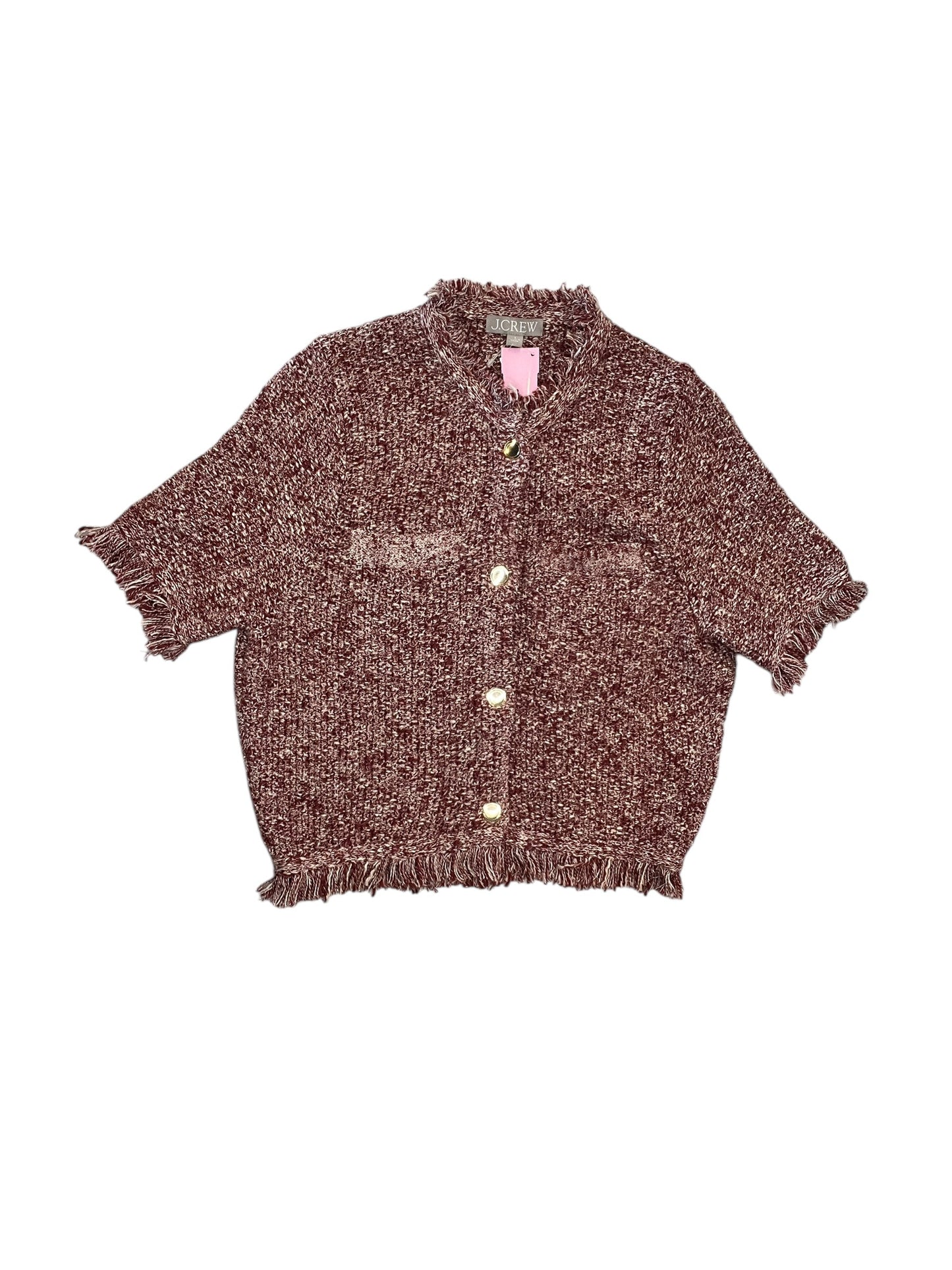 Cardigan By J. Crew In Pink, Size:L