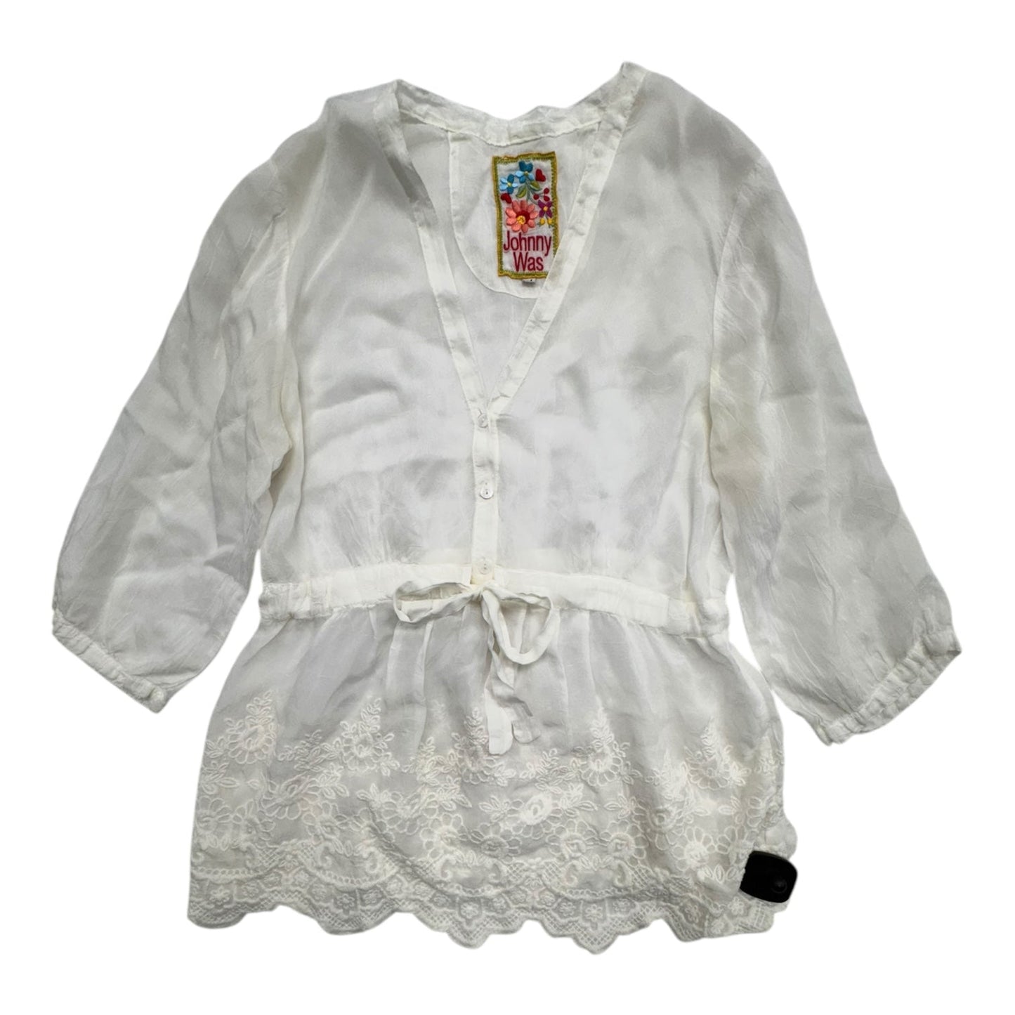 Top Ls Designer By Johnny Was In White, Size:M